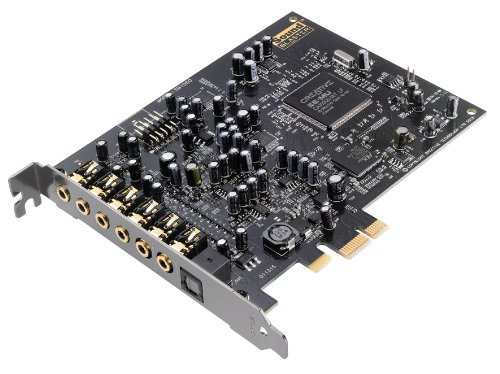 Creative Sound Blaster Audigy Rx PCIe-Soundkarte (7.1-Surroundklang, zwei Mikrofoneingänge, Hardware-beschleunigte EAX-Effekte, leistungsstarker Kopfhörerverstärker)