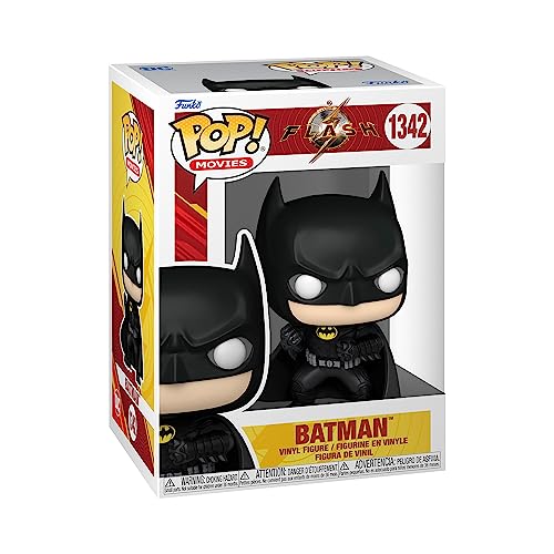 Funko Pop! Movies: DC - The Flash - Batman - (Keaton) - DC Comics - Vinyl-Sammelfigur - Geschenkidee - Offizielle Handelswaren - Spielzeug Für Kinder und Erwachsene - Comic Books Fans