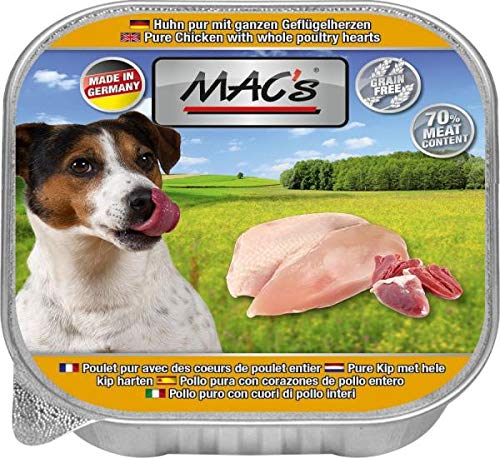 MAC's Hundefutter getreidefrei Puppy Huhn & Kalb, 200 g