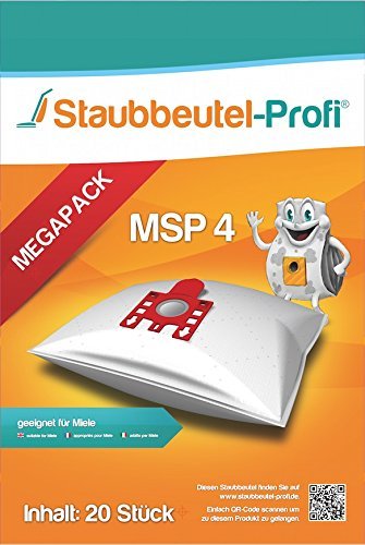 20 Staubsaugerbeutel geeignet für Miele Complete C3 Serie, Miele Classic C1 Serie von Staubbeutel-Profi® kompatibel mit Swirl M40 / M49 & Miele Typ G/N GN