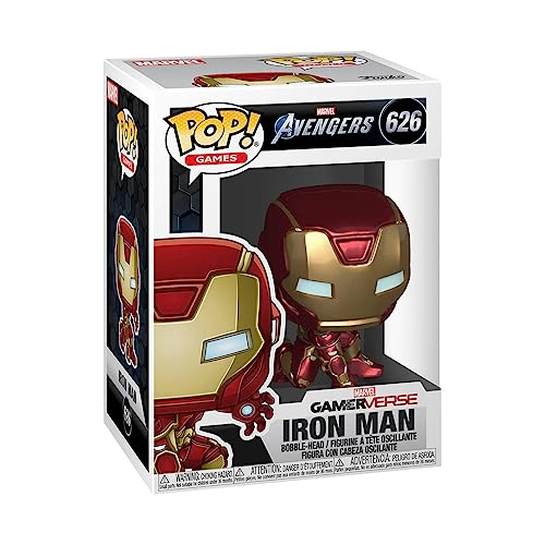 Funko Pop! Marvel: Marvel Avengers Game-Iron Man - (Stark Tech Suit) - Vinyl-Sammelfigur - Geschenkidee - Offizielle Handelswaren - Spielzeug Für Kinder und Erwachsene - Video Games Fans