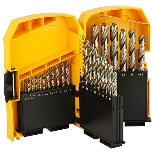 DeWalt DT5929-QZ Kobalt-Metallbohrerset (29-teilig) in Plastikkassette