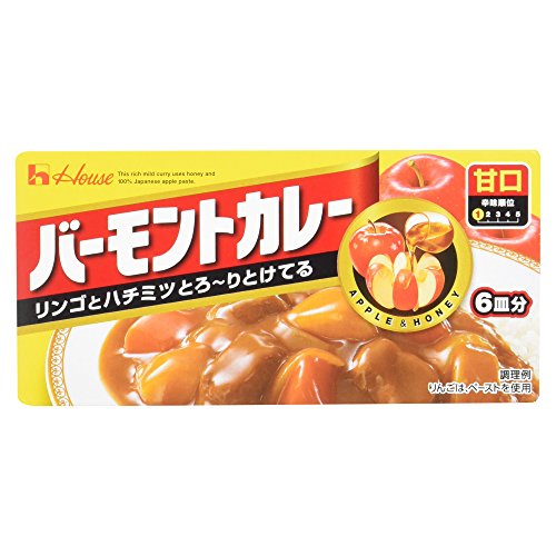 House Japan Vermont Curry Sweet 115g x 5 pieces