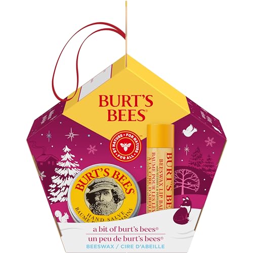 Burt’s Bees Lippen- und Handpflege m mit Bienenwachs Bit of Burt’s Geschenkset (Bienenwachs-Lippenbalsam und Handbalsam im Mini-Format)