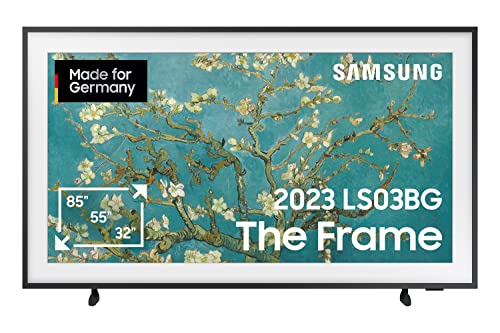 Samsung QLED 4K The Frame 43 Zoll Fernseher (GQ43LS03BGUXZG, Deutsches Modell), mattes Display, austauschbare Rahmen, Art Mode, Smart TV [2023]