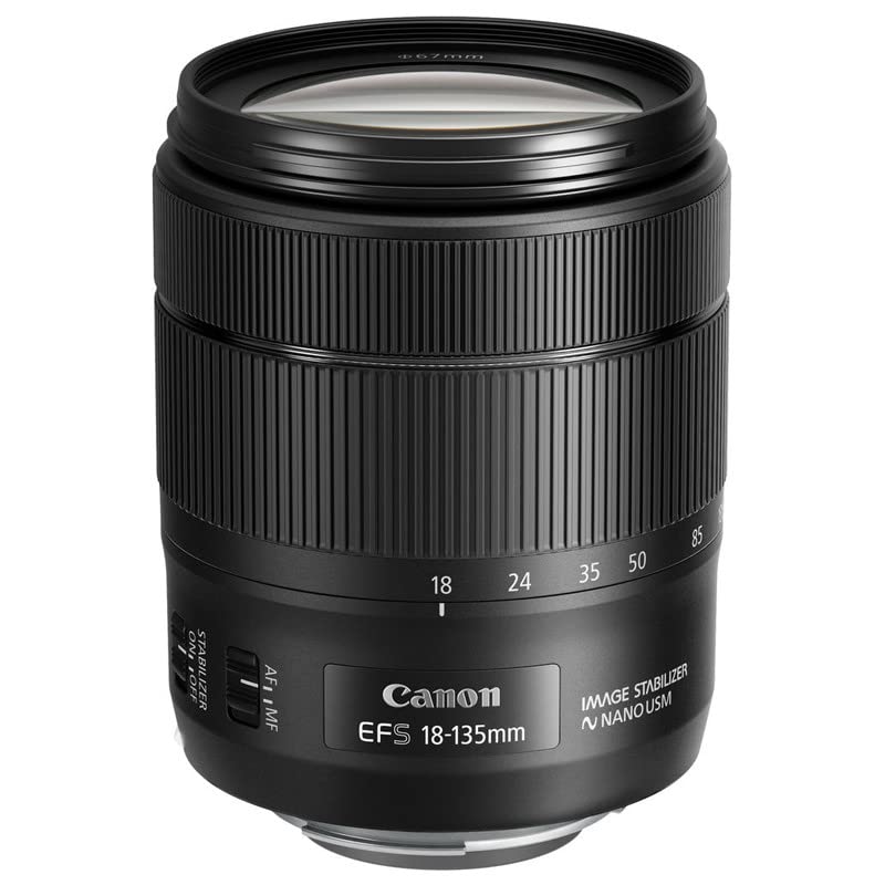 Canon EF-S 18-135mm F3.5-5.6 is USM Objektiv (67mm Filtergewinde) schwarz