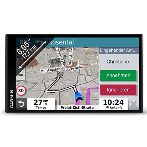 Garmin DriveSmart 65 MT-S EU – Navigationsgerät it 6,95“ (17,7 cm) Farbdisplay, vorinstallierten 3D-Karten für Europa (46 Länder), Live Traffic , Sprachsteuerung & Fahrerassistenz (Generalüberholt)