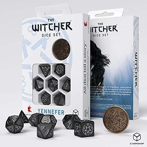 Q-Workshop WYE37 - The Witcher Dice Set: Yennefer – The Obsidian Star (7)