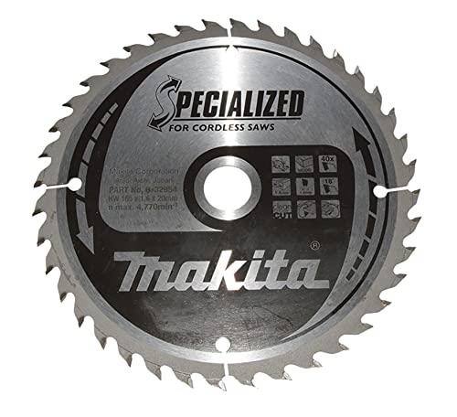Makita Specialized Saegeblatt, 165 x 20 mm, 40Z, B-32954
