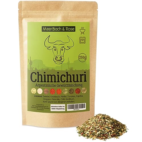 Chimichurri Gewürzmischung, 250g Chimi Churri, Argentinisches Gewürz, Chimichurri Gewürz, perfekt zum Grillen!