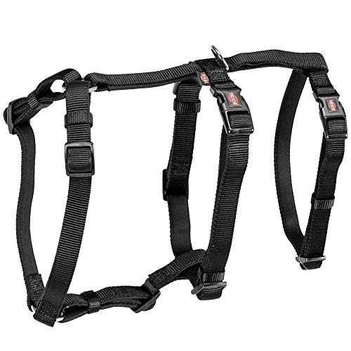 TRIXIE Stay Geschirr, Größe M/L, 50-75cm/20mm schwarz