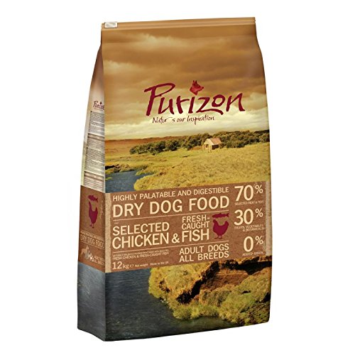 Purizon Adult Dog - Getreidefreies Huhn & Fisch Ein gesund ausgewogenes Futter für Ihren Hund