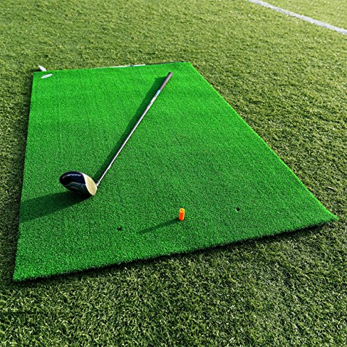 FORB Academy Golf Übungsmatte – Golf Matte zusammenrollen – Golf Tees enthalten | Golf Abschlagmatte | Rasen Matte | Abschlagmatte Golf