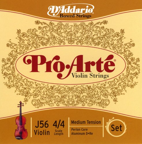 D'Addario Pro-Arté Violine 10Blk Set 4/4 Med (J564/4M-B10)