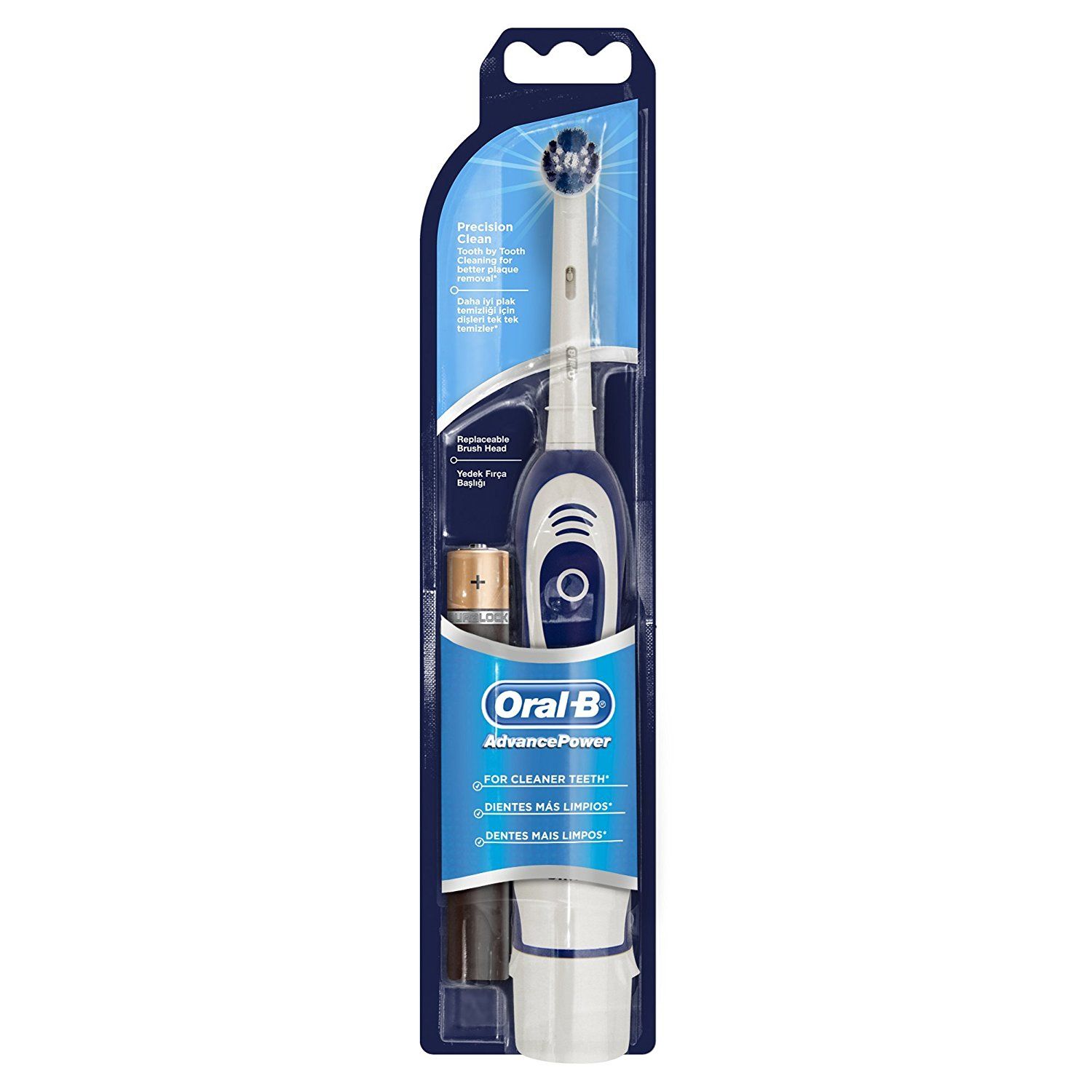 Advance Power Zahnbürste von Braun Oral-B mit Batterie
