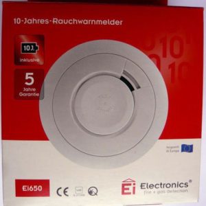 Ei-Electronics-Ei650 Rauchmelder Originalverpackung