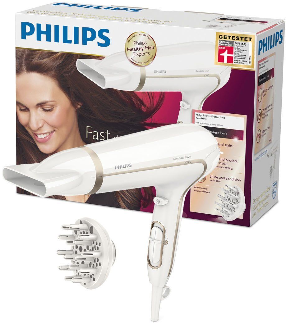 Ionen-Fön von Philips mit Verpackung