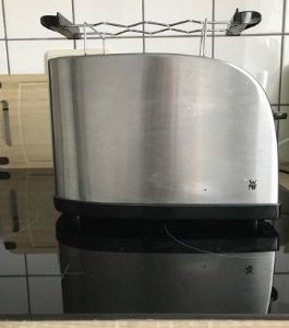 Silberner WMF Toaster