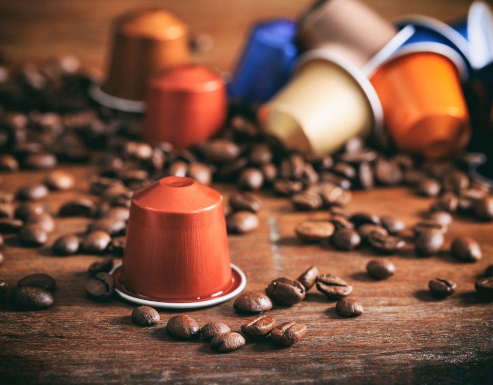 Kapseln für Kaffe
