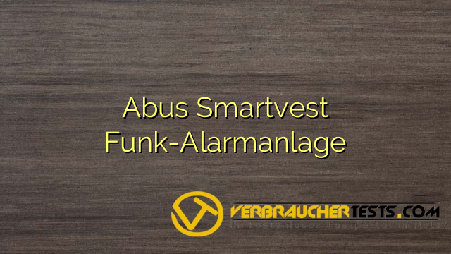 Abus Smartvest Funk-Alarmanlage