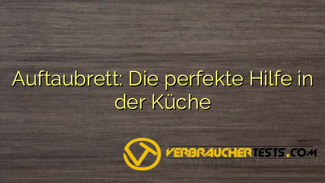 Auftaubrett: Die perfekte Hilfe in der Küche
