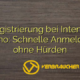 Registrierung bei Intense Casino: Schnelle Anmeldung ohne Hürden