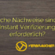 Welche Nachweise sind für Instant Verifizierung erforderlich?