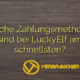 Welche Zahlungsmethoden sind bei LuckyElf am schnellsten?
