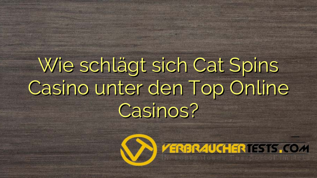 Wie schlägt sich Cat Spins Casino unter den Top Online Casinos?